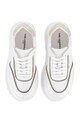 Karl Lagerfeld scarpe da ginnastica per bambini in pelle bianco Z30981.27.35
