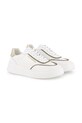 Karl Lagerfeld scarpe da ginnastica per bambini in pelle Z30981.27.35 bianco