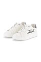 Dziewczynka Karl Lagerfeld sneakersy skórzane dziecięce Z30982.36.39 biały
