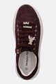 Παιδικά sneakers σουέτ Patrizia Pepe μπορντό PPJ905