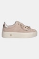 Patrizia Pepe sneakersy zamszowe dziecięce PPJ908 beżowy AW25