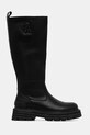 Дитячі шкіряні чоботи Patrizia Pepe PPJ980 чорний AW25