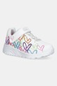 Otroške superge Skechers UNO LITE - LOVE LEVITATE Nizka bela 314078N