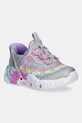 Otroške superge Skechers UNICORN CHARMER-LIL STARLITE Sintetični srebrna 302297N