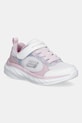 Skechers sneakers pentru copii BOUNDLESS - WATERCOLOR BLUR textil alb 303628L