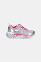 Skechers ETERNAL HEART LIGHTS - TON OF sneakersy dziecięce 302697N srebrny SS26