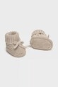 Mayoral Newborn pantofi pentru bebeluși textil bej 9970.1E.Newborn.9BYA