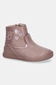 Biomecanics buty zimowe skórzane dziecięce nieocieplane różowy 251154.19.23