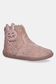 Garvalin buty zimowe zamszowe dziecięce na zamek pomarańczowy 251302.24.26