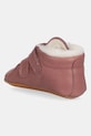 Dziewczynka Froddo buty skórzane niemowlęce PREWALKERS FURRY BASIC G1130022.G różowy