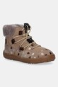Froddo buty zimowe zamszowe dziecięce BAREFOOT UP FURRY TEX ocieplane beżowy G3110270.25.30