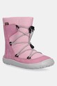 Froddo buty zimowe dziecięce BAREFOOT TEX TRACK WOOL tekstylny różowy G3160251.G.25.30