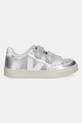 Veja scarpe da ginnastica bambino/a Small V-12 XV0503416C.28.35 argento AW25