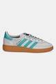 Dječje tenisice od brušene kože adidas Originals HANDBALL SPEZIAL JP7997 siva AW25