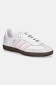 Dječje kožne tenisice adidas Originals SAMBA OG brušena koža bijela JQ2849