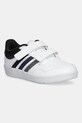 Παιδικά αθλητικά παπούτσια adidas Originals HOOPS 4.0 απομίμηση λείου δέρματος λευκό JQ7862