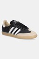 adidas Originals gyerek bőr sportcipő SAMBA OG velúr bőr fekete JQ8555