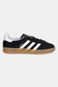 adidas Originals sneakers de piele întoarsă pentru copii GAZELLE INDOOR JQ8701 negru AW25