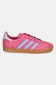 Dječje tenisice od brušene kože adidas Originals GAZELLE JR5944 roza AW25