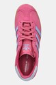 Dječje tenisice od brušene kože adidas Originals GAZELLE roza JR5944