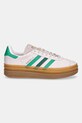 adidas Originals sneakers de piele întoarsă pentru copii GAZELLE BOLD JR5952 roz AW25