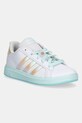 adidas sneakersy dziecięce GRAND COURT 2.0 imitacja skóry licowej biały JR6097