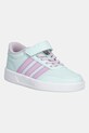adidas sneakersy dziecięce BREAKNET 3.0 niska turkusowy JQ3033