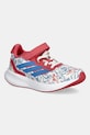 Detské tenisky adidas RUNFALCON DINO usňová koža červená JP6165