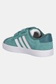 Chłopiec adidas sneakersy zamszowe dziecięce VL COURT 3.0 JP7877 turkusowy
