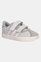 Otroške superge iz semiša adidas VL COURT 3.0 Semiš siva JP7878