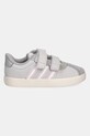Otroške superge iz semiša adidas VL COURT 3.0 JP7878 siva AW25