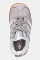 Dětské semišové tenisky adidas Originals GAZELLE fialová JQ1344