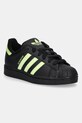 adidas Originals sneakersy dziecięce SUPERSTAR II skóra powlekana czarny JR3831