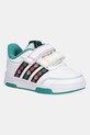 Παιδικά αθλητικά παπούτσια adidas TENSAUR COCO απομίμηση λείου δέρματος λευκό JQ6175