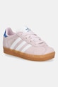 adidas Originals sneakersy dziecięce GAZELLE syntetyczny różowy JQ9414
