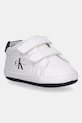 Calvin Klein Jeans pantofi pentru bebeluși imitatie de piele alb V0B9.83145
