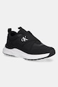 Calvin Klein Jeans sneakersy dziecięce imitacja skóry licowej czarny V3X9.83172