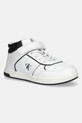 Calvin Klein Jeans sneakersy dziecięce imitacja skóry licowej biały V1X9.83150.30.34