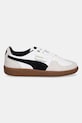 Otroške superge iz semiša Puma Palermo Lth Jr 397275 bela AW25