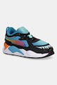 Puma sneakersy dziecięce RS-X Hot Wheels 2 AC Inf imitacja skóry licowej niebieski 403401