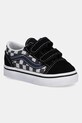 Vans tenisówki dziecięce Old Skool V skóra zamszowa czarny VN000CTGCJF1
