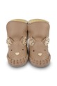 Donsje buty skórzane niemowlęce Kapi Exclusive Booties Mouse 1028124 brązowy AW25