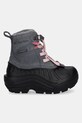 Columbia śniegowce zamszowe dziecięce CHILDREN S POWDERBUG ALPINE 2128882 szary AW25