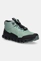 ON running buty dziecięce Cloudhero Mid Waterproof syntetyczny zielony 3YD30024331