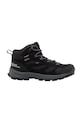 Detské topánky Jack Wolfskin VOJO TOUR TEXAPORE MID K semišová koža čierna A64104.34.40