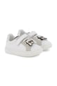 Karl Lagerfeld sneakersy skórzane dziecięce skóra zamszowa biały Z30991