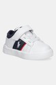 Παιδικά αθλητικά παπούτσια Polo Ralph Lauren FRAZIER PS απομίμηση λείου δέρματος λευκό RL03419101