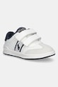 Polo Ralph Lauren sneakers pentru copii HERITAGE COURT III T-TOE EZ imitatie de piele intoarsa alb RL03360102