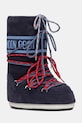 Moon Boot cizme de iarnă pentru copii din piele întoarsă MB ICON SUEDE LACES izolat bleumarin 80D1403050
