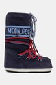 Moon Boot buty zimowe zamszowe dziecięce MB ICON SUEDE LACES 80D1403050 granatowy AW25